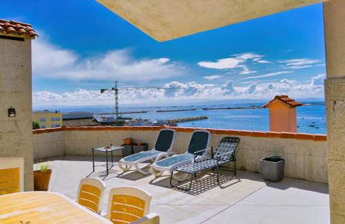 Aguino Apartamento | Ático con la mejor terraza de Aguiño y vistas