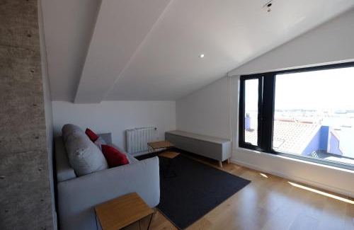 A Guarda Apartamento | Ático en el puerto con vistas al mar