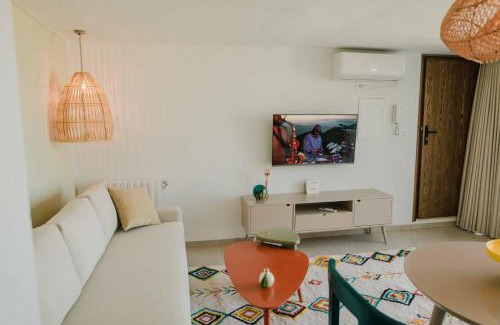 Sidi Abdel Aziz Apartamento | Écrin bleu - Vue mer & piscine