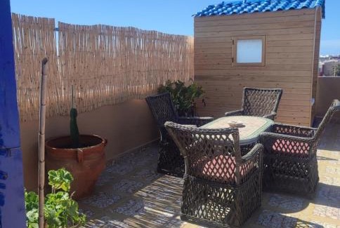 Moulay Abdallah Apartamento | étage 1 avec terrasse et vue sur mer