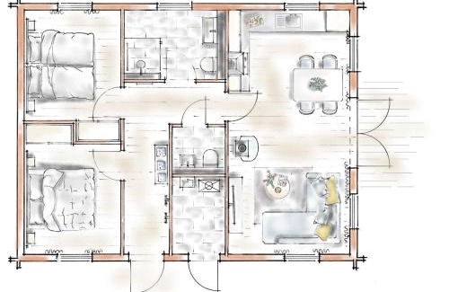 Hayingen Casa | Ökologisches Holzblock-Ferienhaus Lauterdörfle 150 - Baujahr 2022 - mit gratis AlbCard