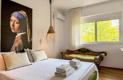 Amarousion Apartamento | Σύγχρονο, Ευρύχωρο Vintage δίπλα στο Mall