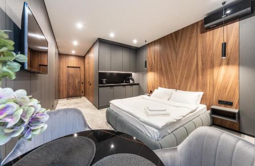 Pechers'kyi District Apartamento | Апартаменти-студіо "Premium Lux Apartments French Quarter 2" з гідромасажною ванною чи з душем