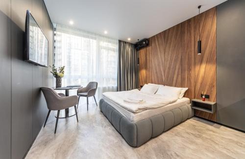 Pechers'kyi District Apartamento | Апартаменти-студіо "Premium Lux Apartments French Quarter 2" з гідромасажною ванною чи з душем