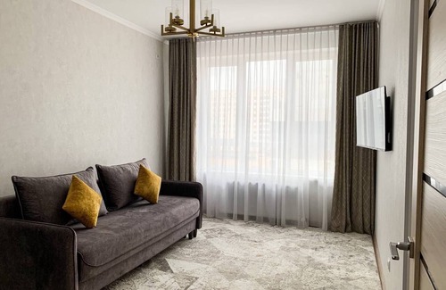 Nur-Sultan Apartamento | Апартаменты с современным дизайном, с элементами нашей национальной культуры.