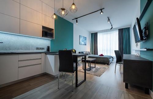 Obolon' Apartamento | Дизайнерські апартаменти на Оболоні в ЖК Smart Plaza Obolon біля станції метро Мінська