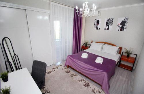 Almaty Apartamento | ЖК Арай с видом на горы светлая и красивая квартира