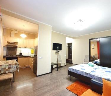 Uralsk Apartamento | Милая и яркая 1-комнатная квартира в центре Уральска