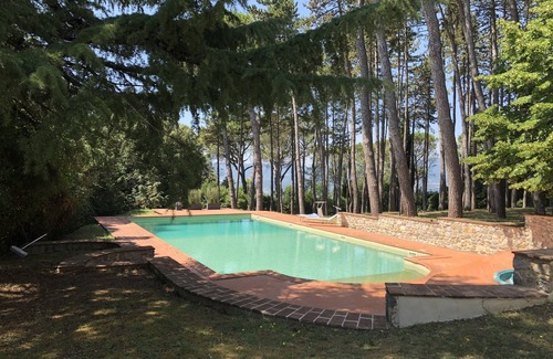 Citta della Pieve Villa | Villa de barón con parque y piscina en la frontera de Toscana y Umbría