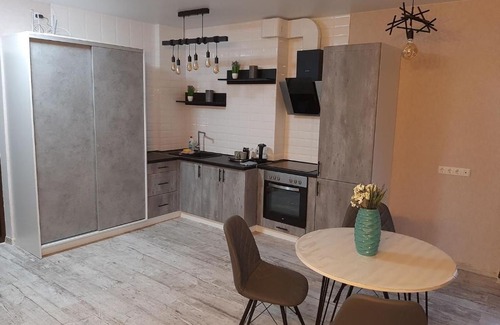 Holosiivskyj Apartamento | Уютная видовая квартира в стиле лофт