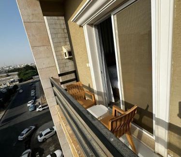 Jeddah Apartamento | شقة فندقية من غرفة و صالة مع بالكونة مطلة