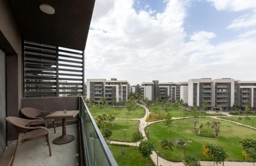 Madinaty Apartamento | شقة فندقية هادئة بأطلالة بانوراما على الحديقة