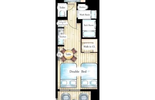 Hakata Ekimae Apartamento | リベール博多駅前703