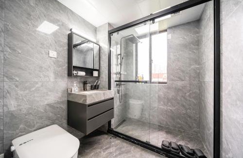 Downtown Shanghai Apartamento | 上海柠檬汁民宿 Shanghai lemon juic B&B-Shanghai Lemon Deluxe Room 外滩南京西路步行街