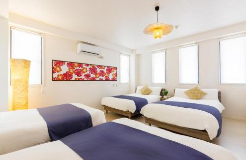 Naha City Centre Casa | 国際通り徒歩3分 無料駐車場2台 空港車で10分 トイレ2 最大8人 松尾style