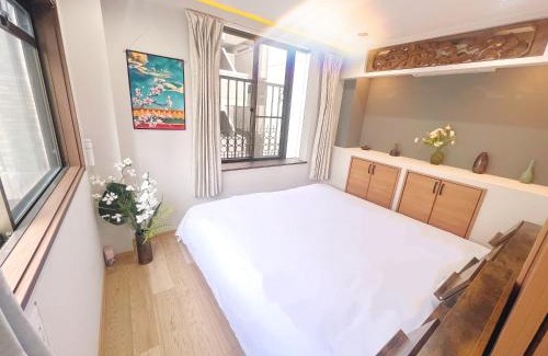 Tanimachi Casa | 家庭房-中央区-心斋桥-道顿堀-黑门市场-大阪城公园-梅田-京都-神户-奈良-车站200m-独立卫浴-二室一厅一厨一卫一浴
