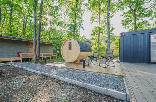 Nasu Apartamento | 森deワーケなすっぽ 木の温もりとホテルライクな佇まい 森のバレルサウナ