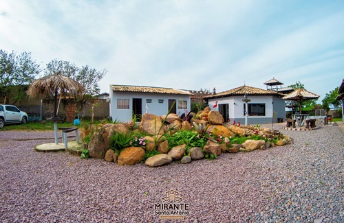 Portinho Casa | 01 Double Room - Air conditioning | WiFi | TV - Facing the Santo Antônio Lagoon