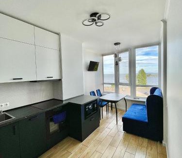 Cherkasy Apartamento | 1-кімнатна квартира з видом на Дніпро
