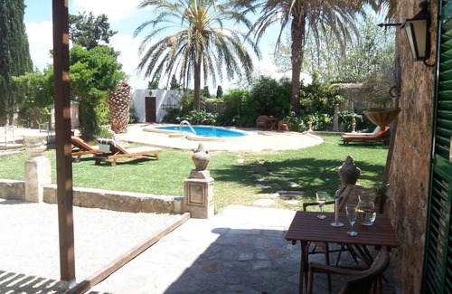 Sencelles Apartamento | 1.5 Estudio de habitaciones en mansión histórica con piscina y jardín