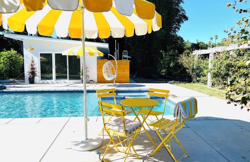 Riverside Casa | 1-Acre Gated Home AND Guesthouse. Heated Pool & Spa. Victoria Avenue Retreat.