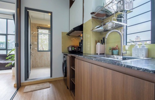Phu Nhuan Apartamento | 1-Bdr Apt Gorgeous Canal View Hoang Sa str. Dic 1