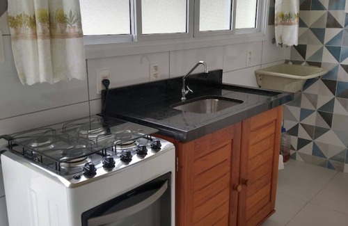 Ipiranga Apartamento | 1-bedroom apartment, furnished, swimming pool, playground and barbecue.