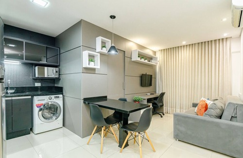 Matriz Apartamento | 1 bedroom elegant and sophisticated lifespace Curitiba
