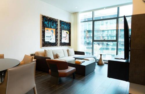Manama Apartamento | 1 Bedroom Luxury Condo Harbor Row Canal View