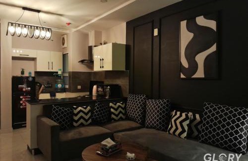 Lahore Apartamento | 1-BHK Designer Black at Zameen Opal