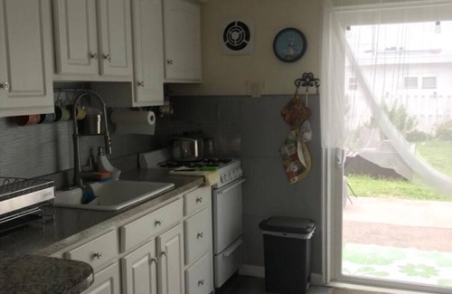 Wildwood Crest Casa | 1 block from the beach . Ocean view cozy beach house . Backyard with fire pit .