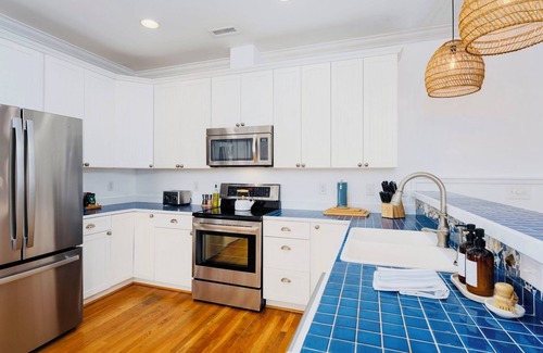 Carolina Beach Cabaña | 1 Block to Beach, Luxe Standalone Cottage, Wave Room!