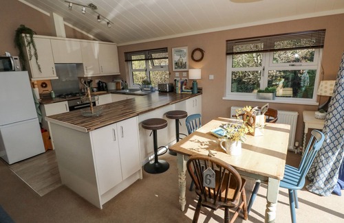 Narberth Cabaña | 1 HORNBEAM LODGE, family friendly, with hot tub in Narberth