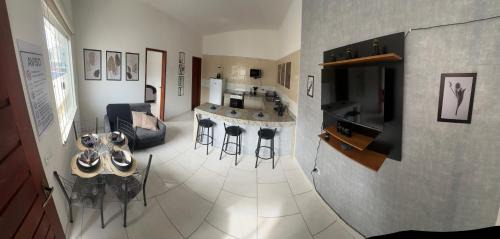 Porto Seguro Apartamento | 1 KM da praia Apê Refúgio 29 completo em Porto, próximo as melhores Cabanas de Diversão - 2 Andar