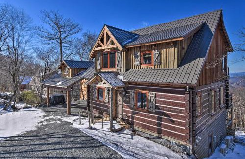Beech Mountain Apartamento | 1 Mi to Beech Mtn Cabin with Fire Pit and BBQ!