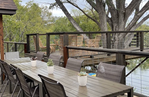 Center Point Cabina | #1 of 4 Treetop River Cabins: - Kayaks+Fishing+Fire pits+Hammocks= Memories!