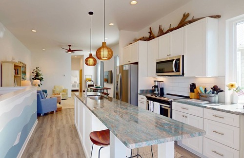 Wilmington Beach Casa | 10% Off Aug + Sept | Charming Modern Duplex, Fenced Yard, Dogs OK, Easy Walk to Beach + Greenway