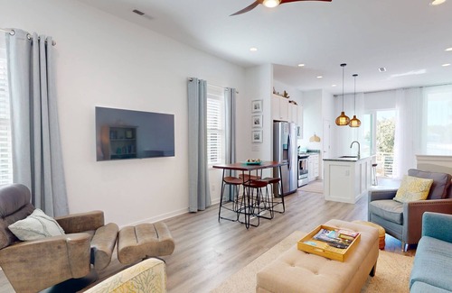 Wilmington Beach Casa | 10% Off Aug + Sept | Charming Modern Duplex, Fenced Yard, Dogs OK, Easy Walk to Beach + Greenway