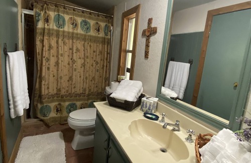 Plantersville Cabina | 100+ acre Guest Ranch - 3 guest house cabins! HUGE POOL, PRIVATE FISHING LAKE!