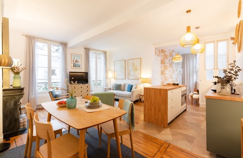 Saint-Gervais Apartamento | 100% legal Marais 2BR / 2BA con aire acondicionado, hasta 6 huéspedes