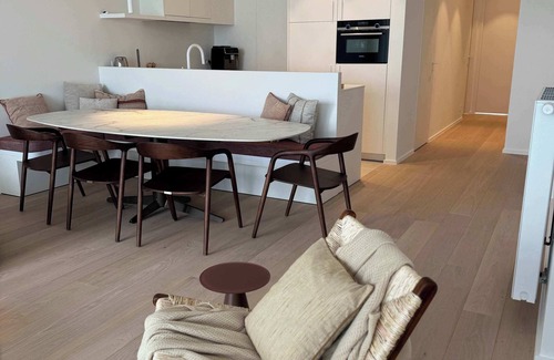 Knokke Casa | 100 meter Beachfront Bliss: Balcony & Sea Views