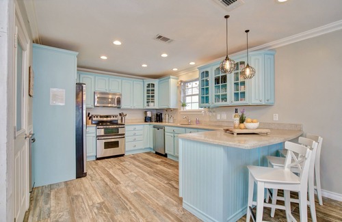 South Padre Island Casa | ACCESO DIRECTO A LA PLAYA / Diapositiva interior y exterior / HGTV presentado / / Capacidad 26