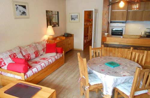 Les Deux Alpes Apartamento | 50m del centro estación, 1.o piso, vista pistas, balcón, tv, local para esquís, 32m², Les 2 Alpes