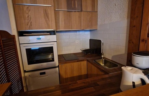 Les Deux Alpes Apartamento | 50m del centro estación, 1.o piso, vista pistas, balcón, tv, local para esquís, 32m², Les 2 Alpes