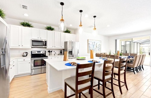Kissimmee Casa | 10BR - Family Home Near Disney with Pool & BBQ