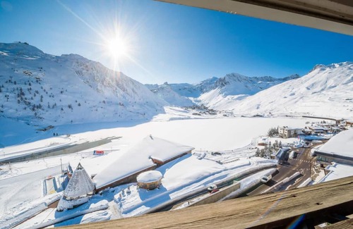 Tignes le Lac Apartamento | 10m del centro estación, 11.o piso, tv, local para esquís, 80m², Tignes