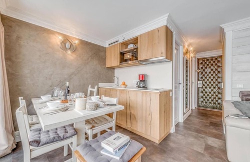Tignes le Lac Apartamento | 10m del centro estación, 3.o piso, vista montaña, balcón, tv, local para esquís, 26m², Tignes