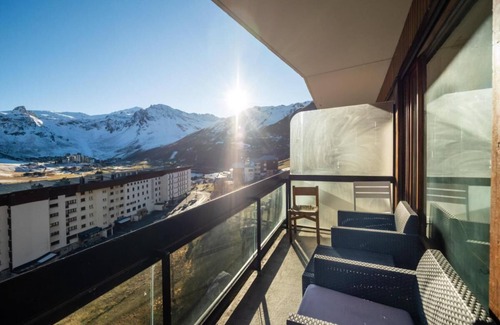 Tignes le Lac Apartamento | 100m del centro estación, 5.o piso, balcón, tv, local para esquís, 52m², Tignes