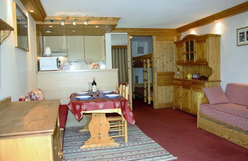 Tignes le Lac Apartamento | 10m del centro estación, 8.o piso, vista lago, balcón, tv, local para esquís, 28m², Tignes
