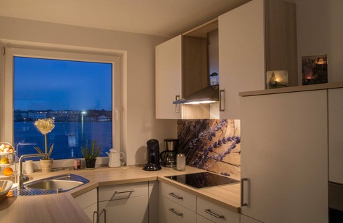 Innenhafen Apartamento | 129 Südstrand Nordsee FEWO - 129 Vivir en la playa sur con vistas al mar